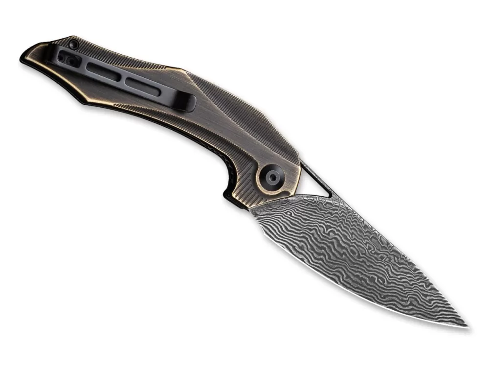 Online CIVIVI Plethiros Black Brass Damascus