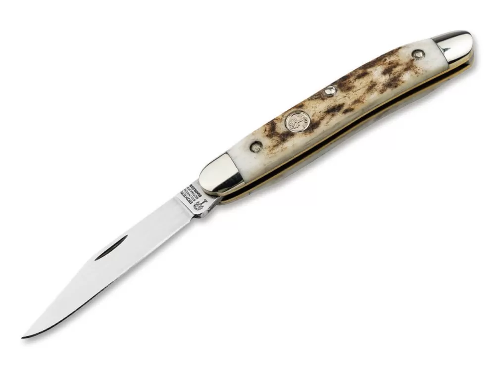 Sale Böker Manufaktur Solingen Pocket Knife Stag