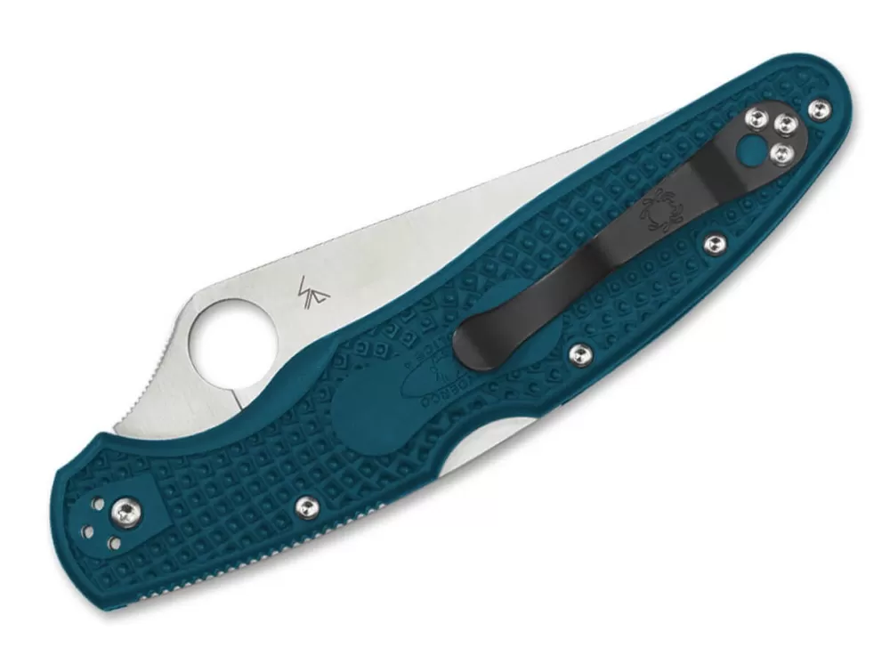 Store Spyderco Police 4 Lightweight K390 Spyderedge Blue