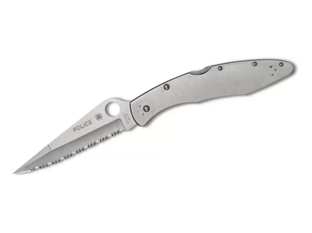 Best Sale Spyderco Police Serrated