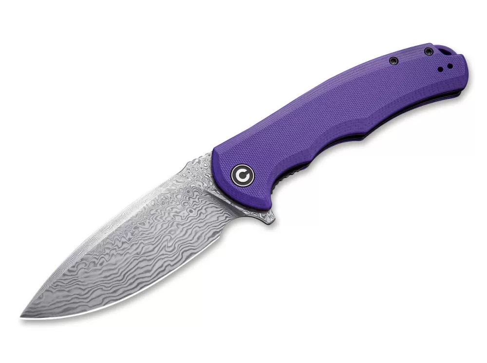 Flash Sale CIVIVI Praxis Damascus Purple