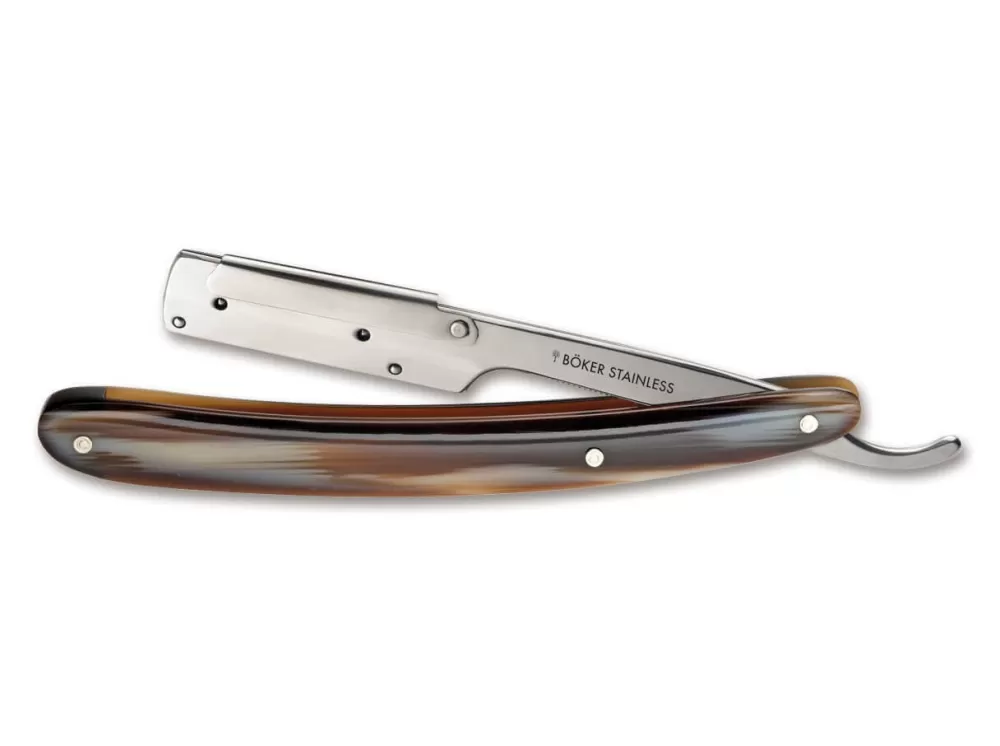 Böker Manufaktur Pro Barberette Horn> Changeable Blade Razors