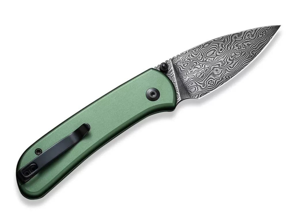 Cheap CIVIVI Qubit Aluminum Green Damascus