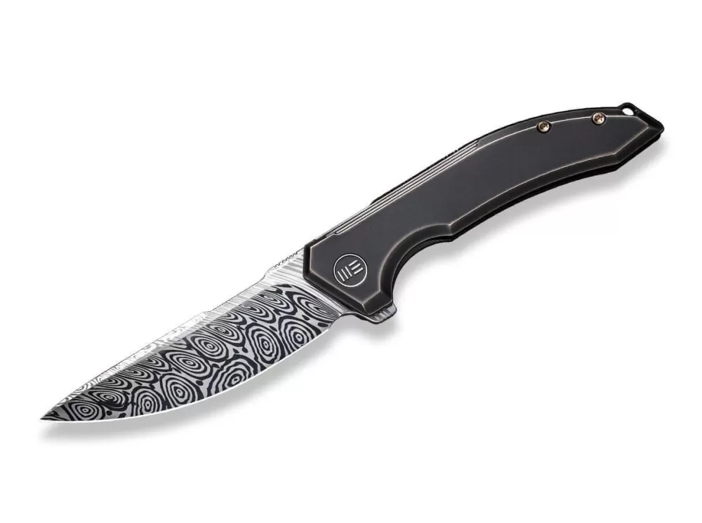 Online WE Knife Quixotic Titanium Bronze Damascus