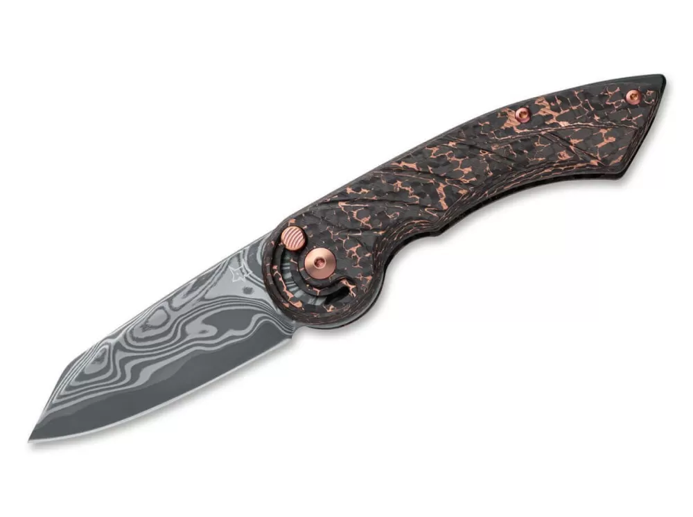 Best Fox Knives Radius Damascus Space Coral Cf Ltd