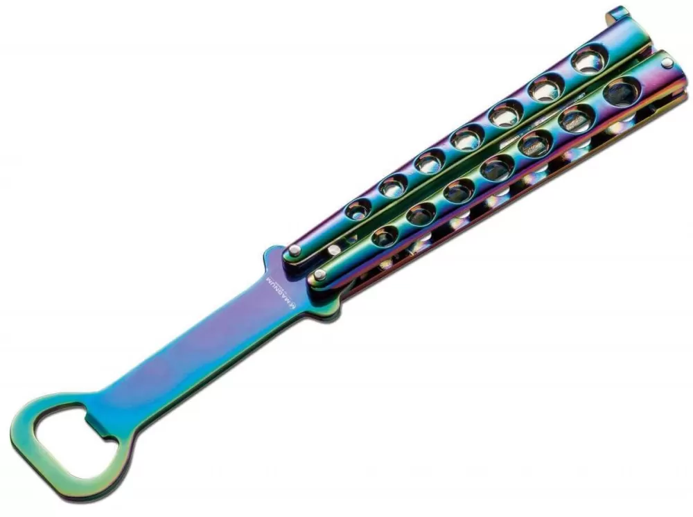 Magnum Rainbow Balisong> Bottle Openers