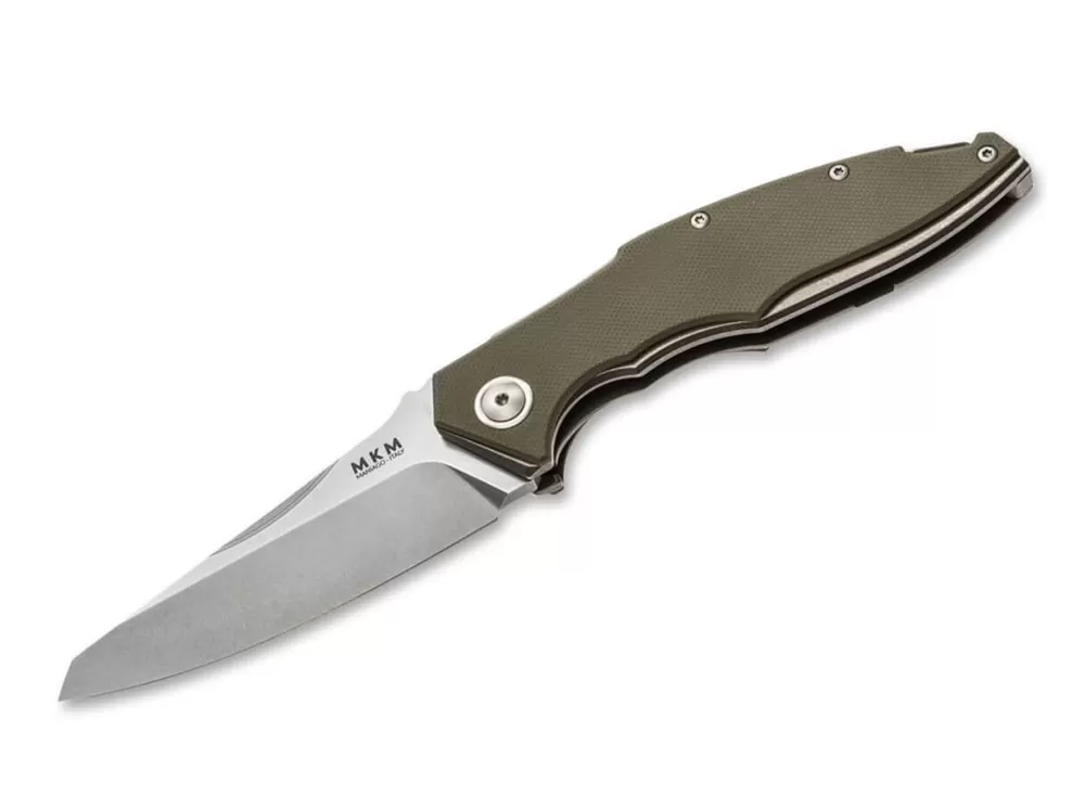 Discount MKM Raut Olive Drab G10 Front Flipper