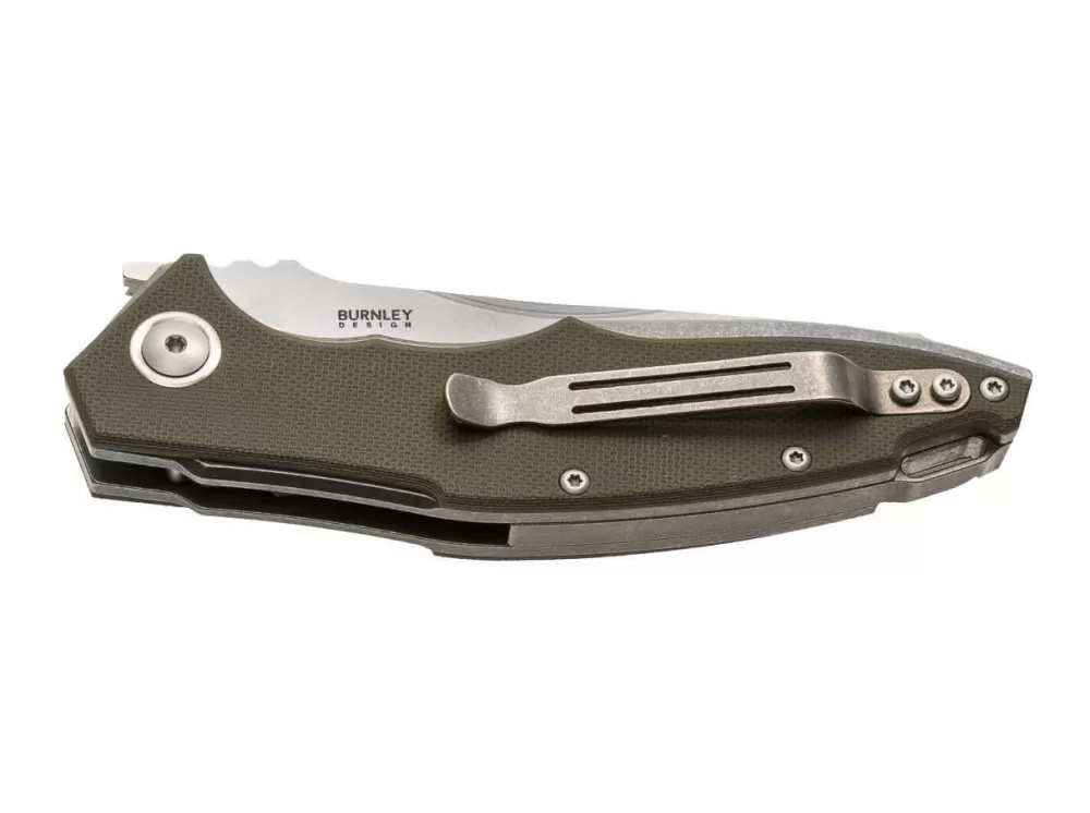 Discount MKM Raut Olive Drab G10 Front Flipper