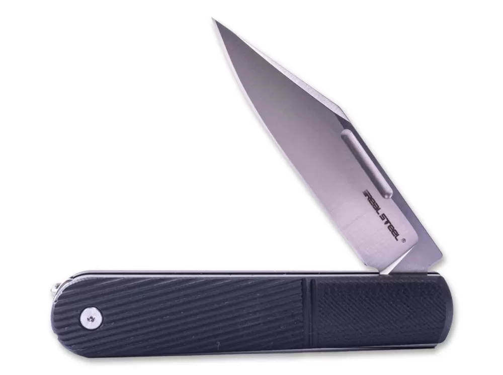 Best Sale Real Steel Real Barlow Rb5 Clippoint G10 Black