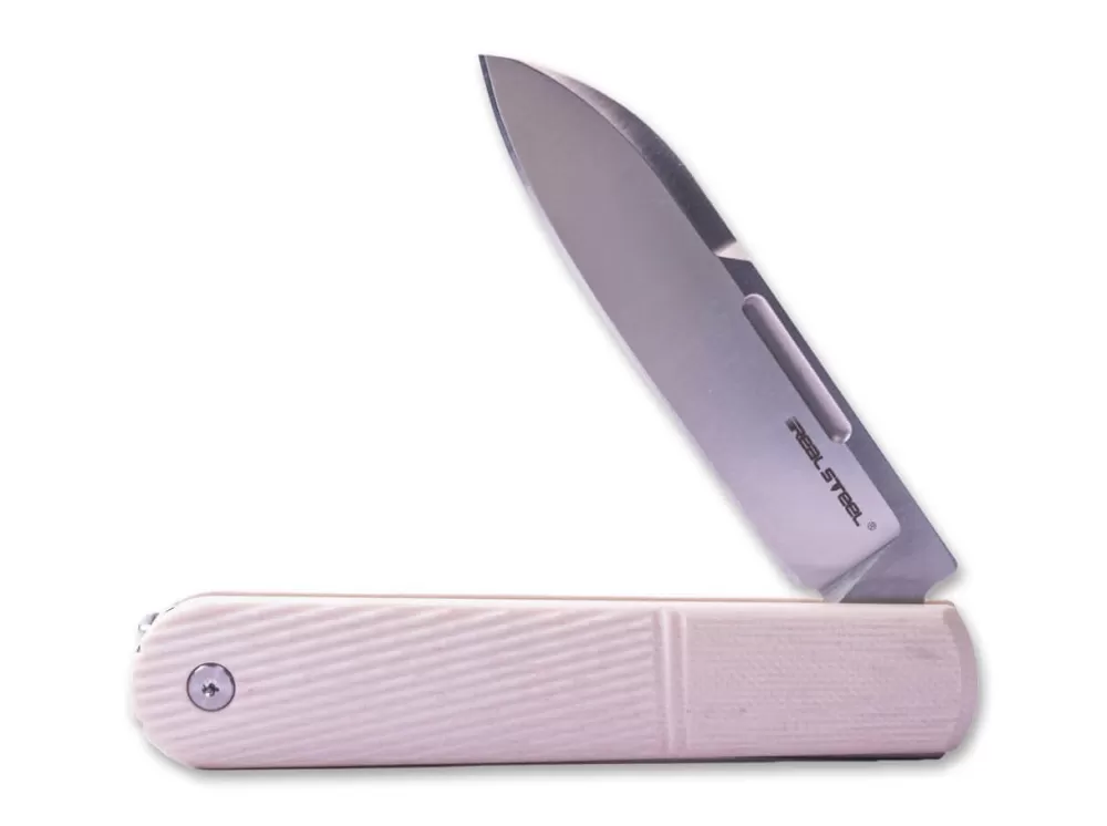 Best Sale Real Steel Real Barlow Rb5 Droppoint G10 Ivory