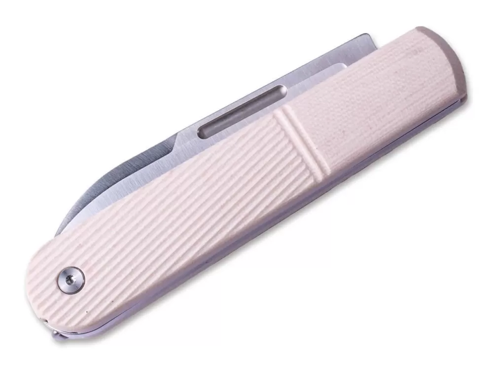 Best Sale Real Steel Real Barlow Rb5 Droppoint G10 Ivory