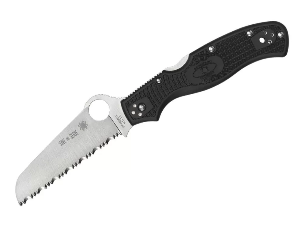 Cheap Spyderco Rescue 3 Lightweight Thin Red Line Spyderedge