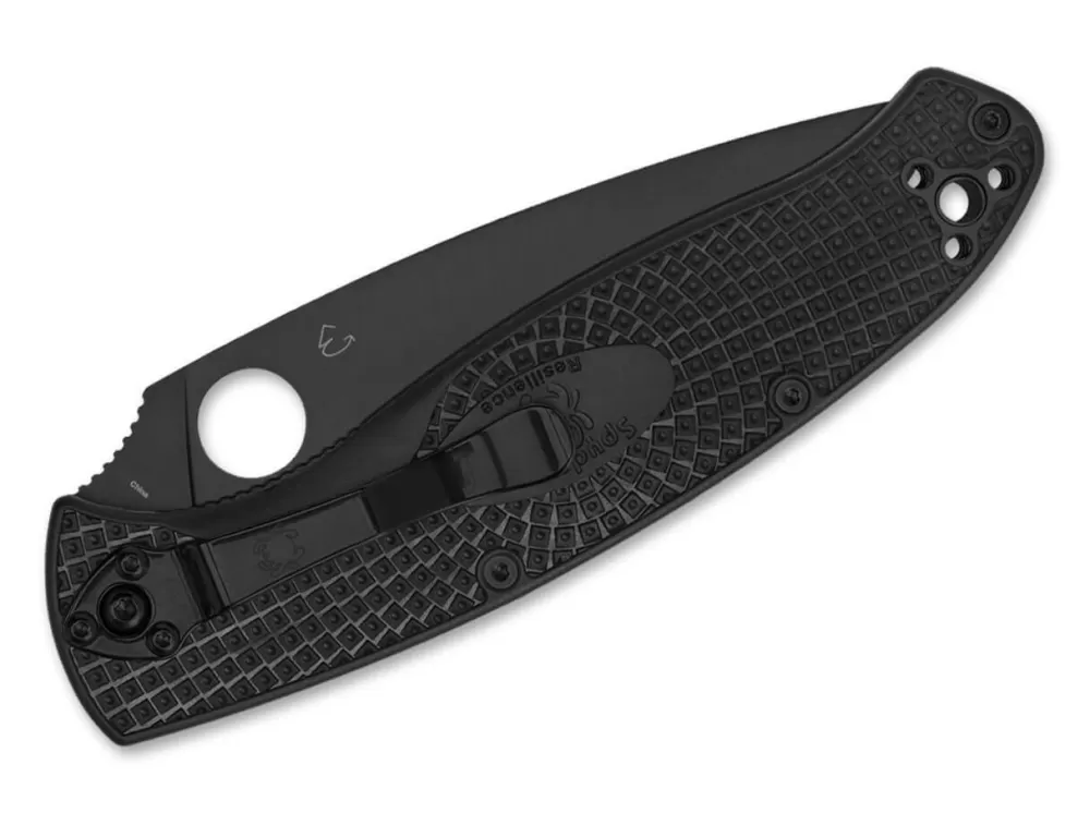 Flash Sale Spyderco Resilience Lightweight Black Blade Combination