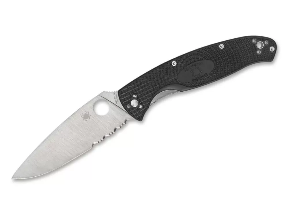 Fashion Spyderco Resilience Lightweight Black Combination