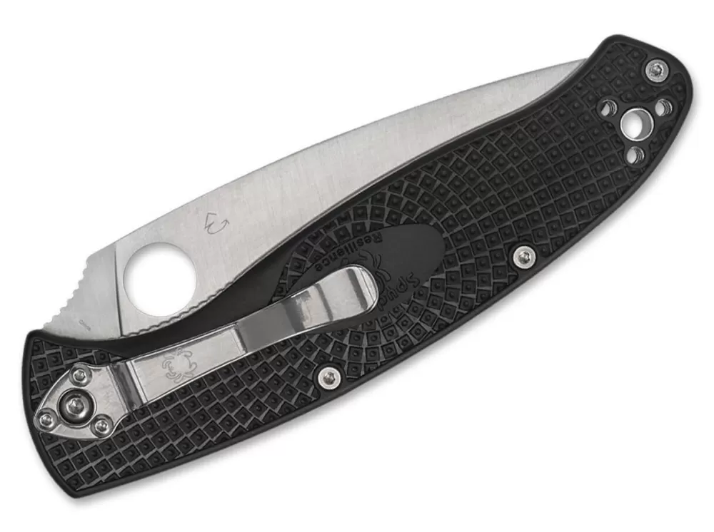 Fashion Spyderco Resilience Lightweight Black Combination