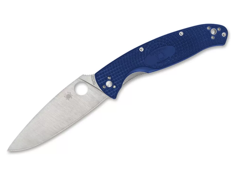 New Spyderco Resilience Lightweight Cpm-S-35Vn Blue