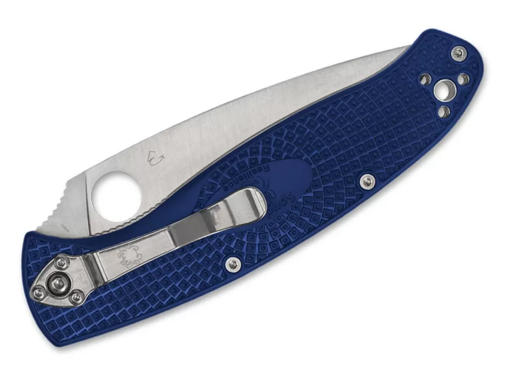 New Spyderco Resilience Lightweight Cpm-S-35Vn Blue