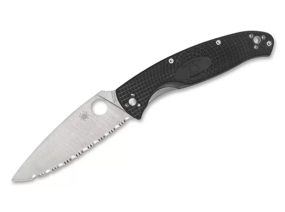 Discount Spyderco Resilience Lightweight Spyderedge Black