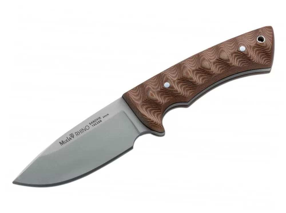 Muela Rhino Micarta Brown> Outdoor Knives