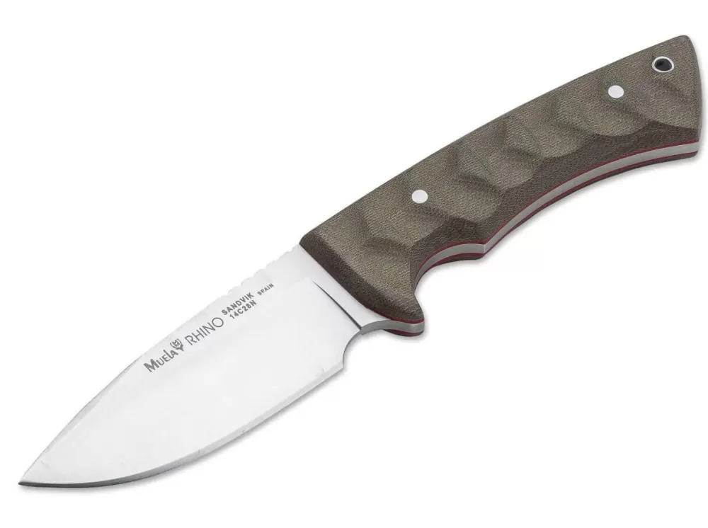 Muela Rhino Micarta Green> Outdoor Knives