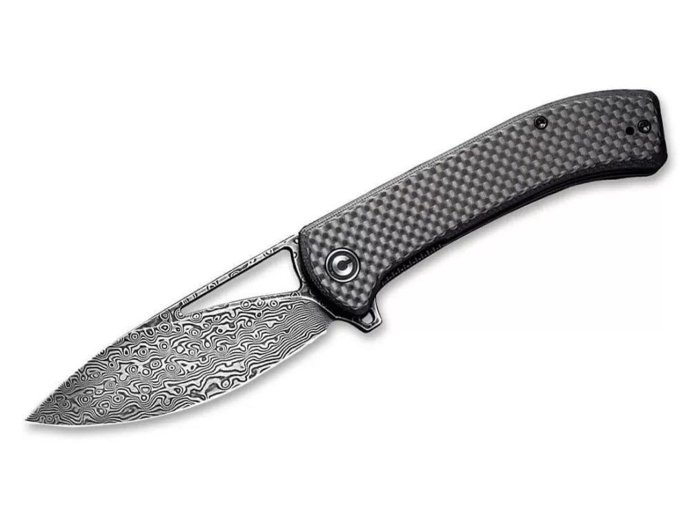 Best Sale CIVIVI Riffle Damascus Carbon Black