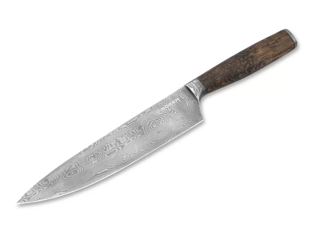 Böker Manufaktur Solingen Ritterschlag Damascus Chef'S Knife> Damascus Knives