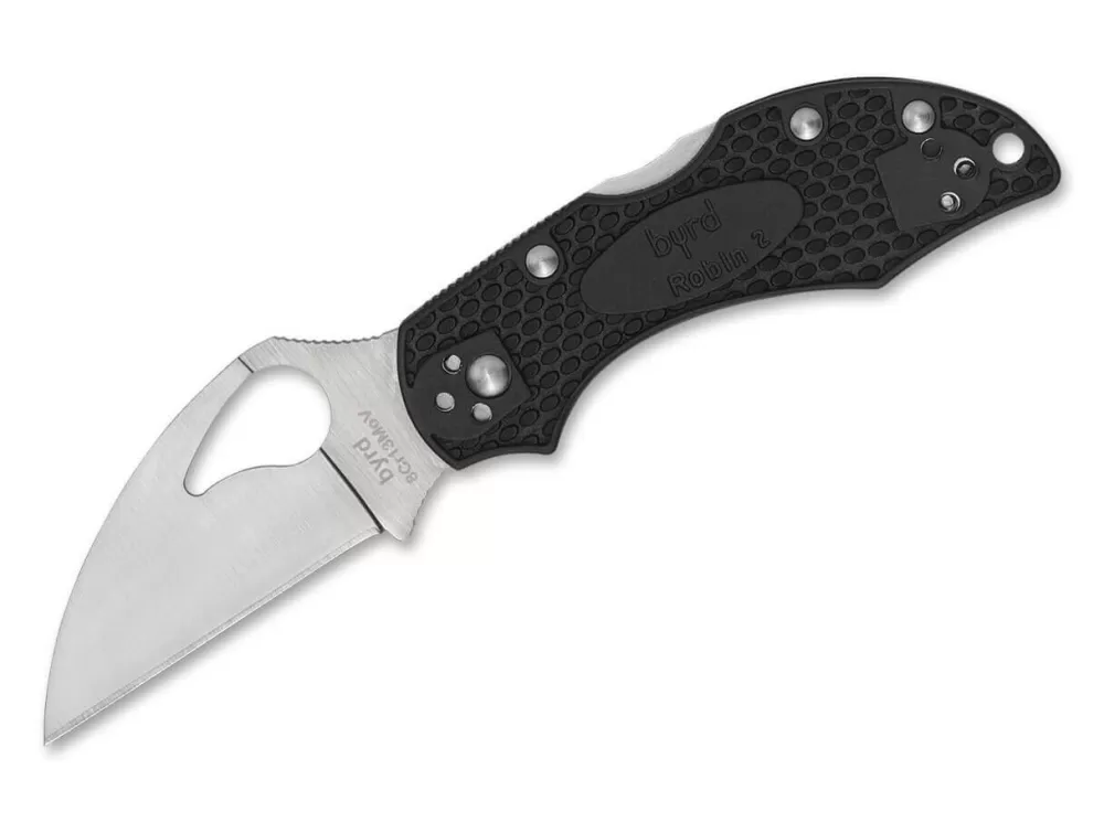 Clearance Byrd Robin 2 Lightweight Wharncliffe Black Plainedge