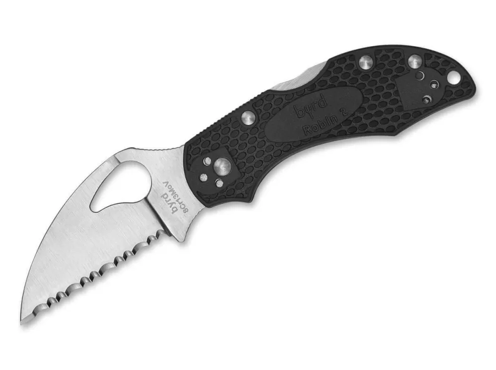 Cheap Byrd Robin 2 Lightweight Wharncliffe Black Spyderedge