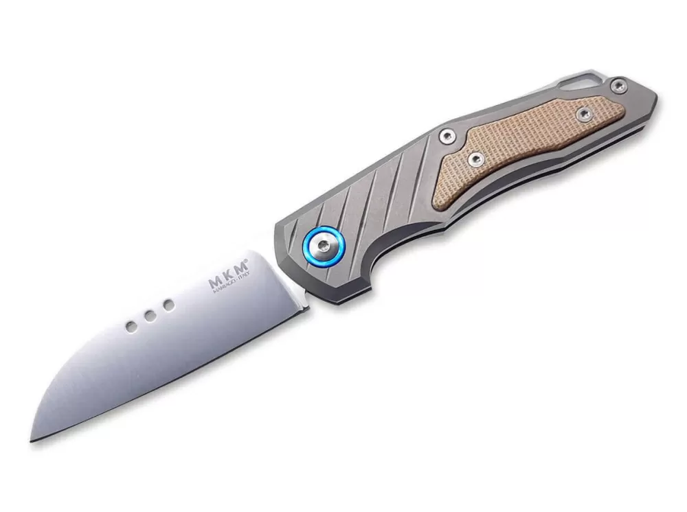 Cheap MKM Root Titanium Natural Micarta