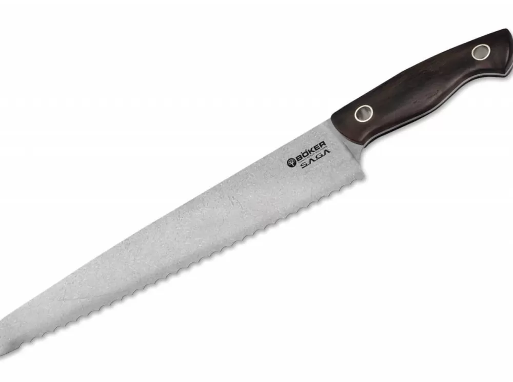 Böker Manufaktur Solingen Saga Bread Knife Grenadill> Bread Knives