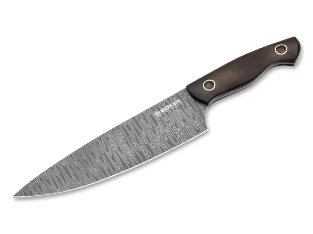 Böker Manufaktur Solingen Saga Damascus Grenadil Chef'S Knife> Chef'S Knives