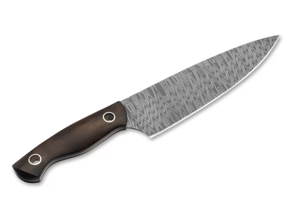 Böker Manufaktur Solingen Saga Damascus Grenadil Chef'S Knife> Chef'S Knives