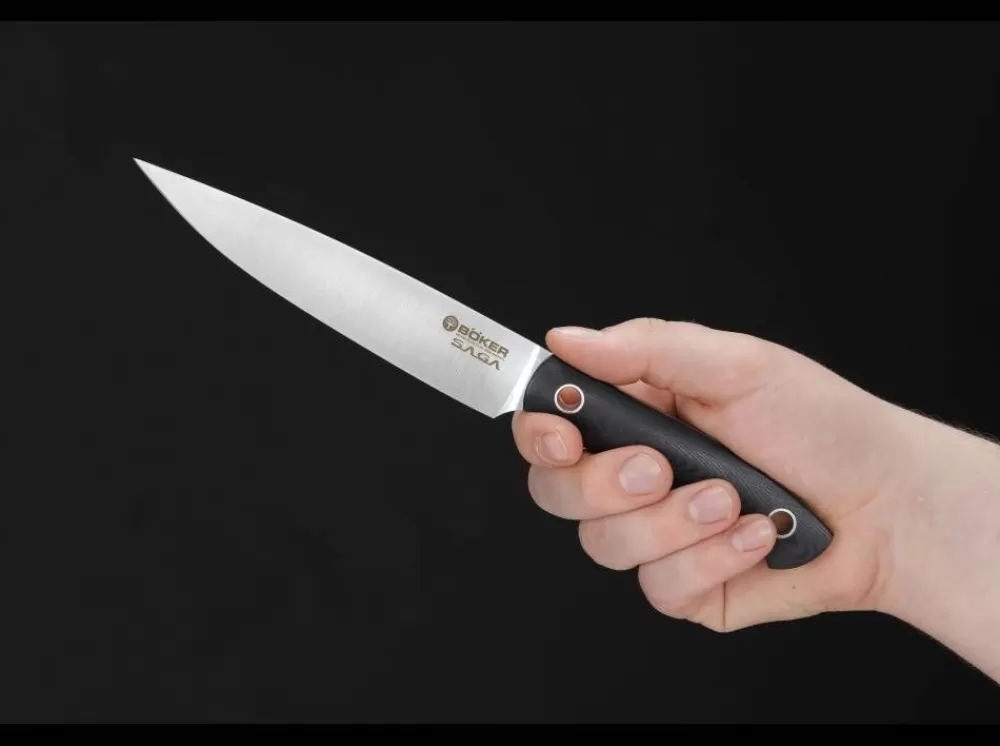 Böker Manufaktur Solingen Saga Utility Knife G10 Satin> Utility Knives