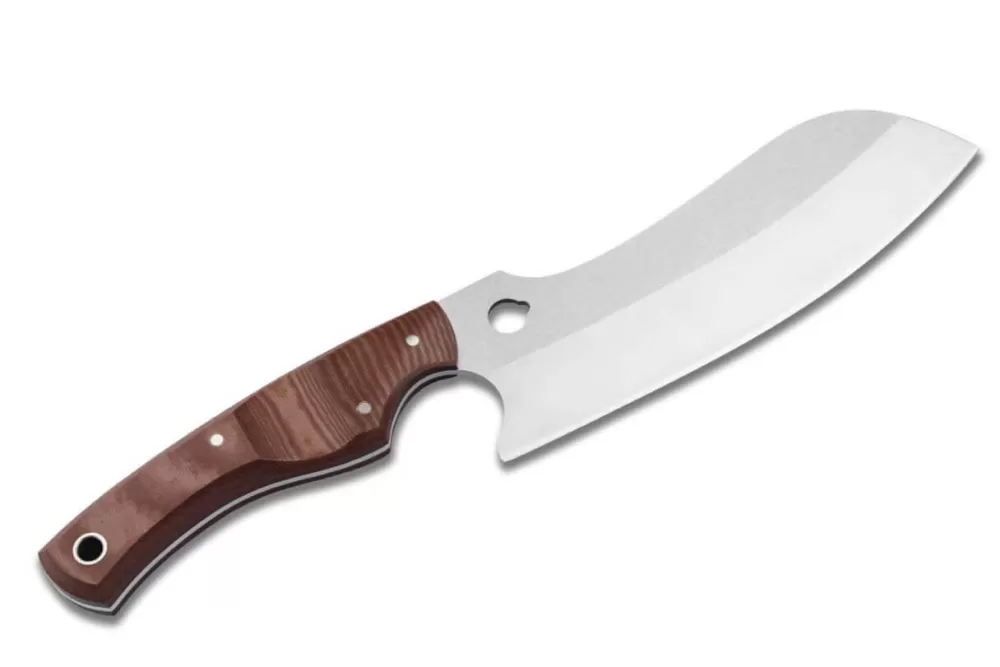 Böker Manufaktur Solingen Santoku Micarta Brown> Santoku Knives