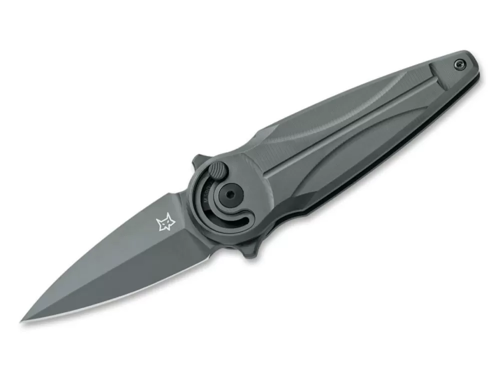 Hot Fox Knives Saturn Titanium All Black