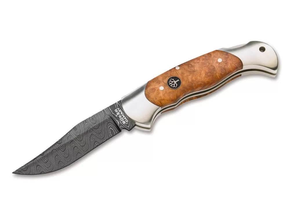 Clearance Böker Manufaktur Solingen Scout Amboina Damascus