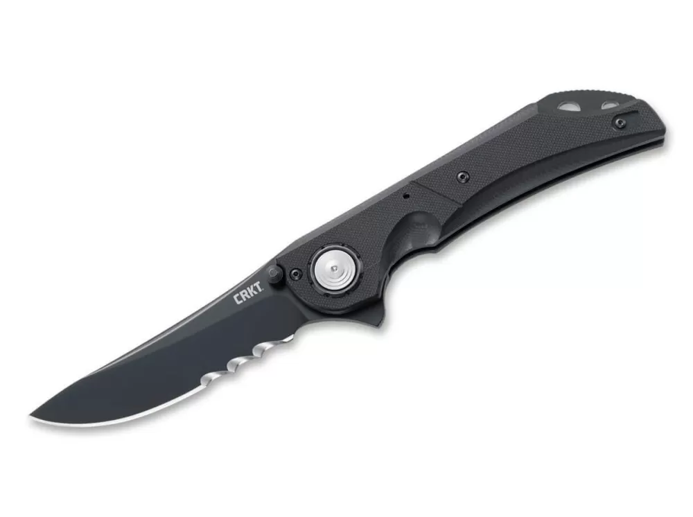 Clearance CRKT Seismic Black Serrated