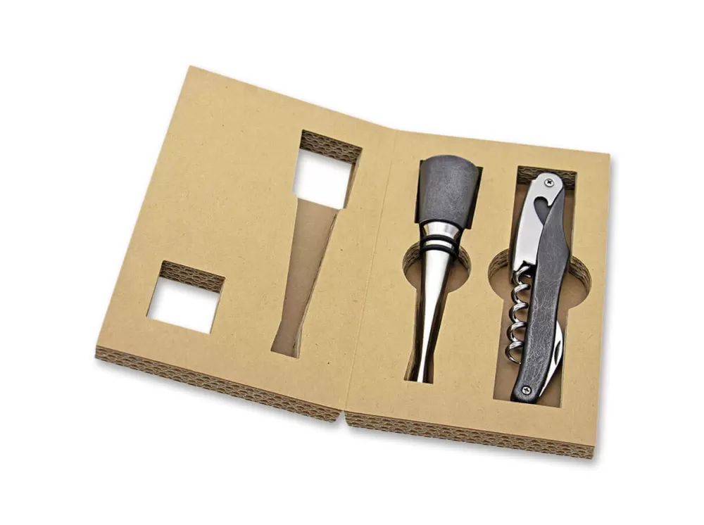 Farfalli Set Metallum Burnished Steel> Sommelier Knives