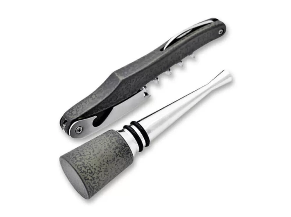 Farfalli Set Terrae Flint> Sommelier Knives