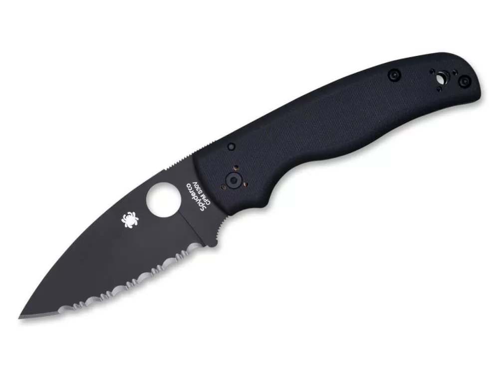 Store Spyderco Shaman All Black Serrated