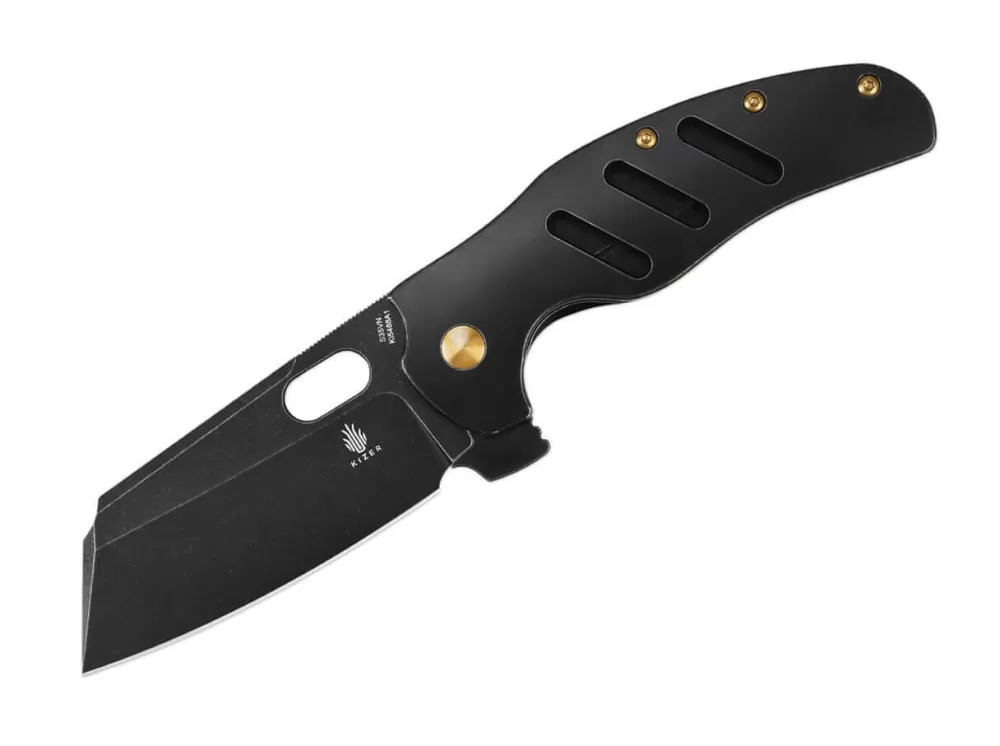 Clearance Kizer Sheepdog C01C Xl S35Vn Titanium All Black