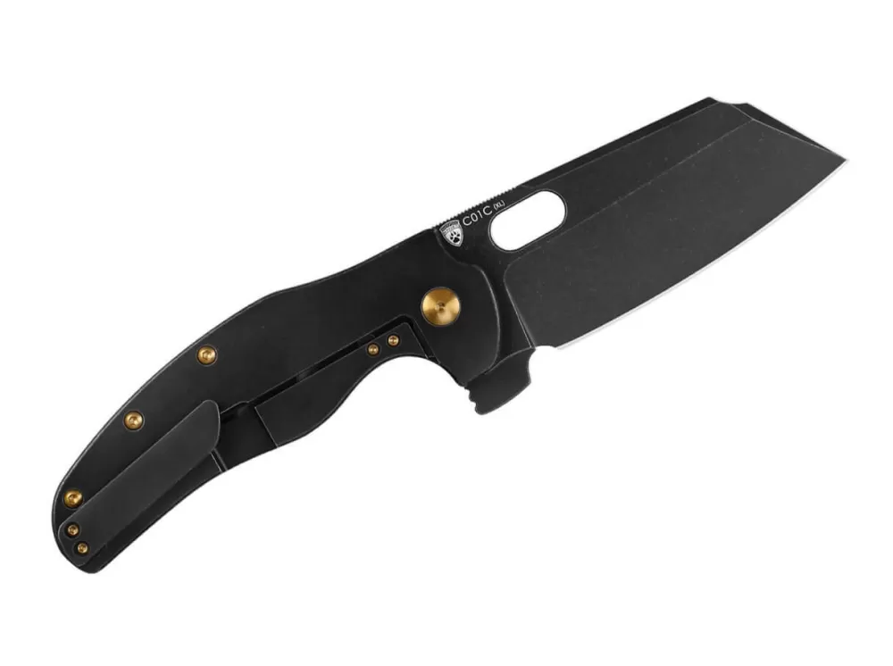 Clearance Kizer Sheepdog C01C Xl S35Vn Titanium All Black