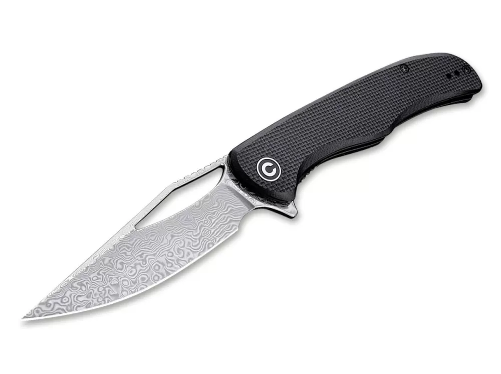 Cheap CIVIVI Shredder Damascus Black