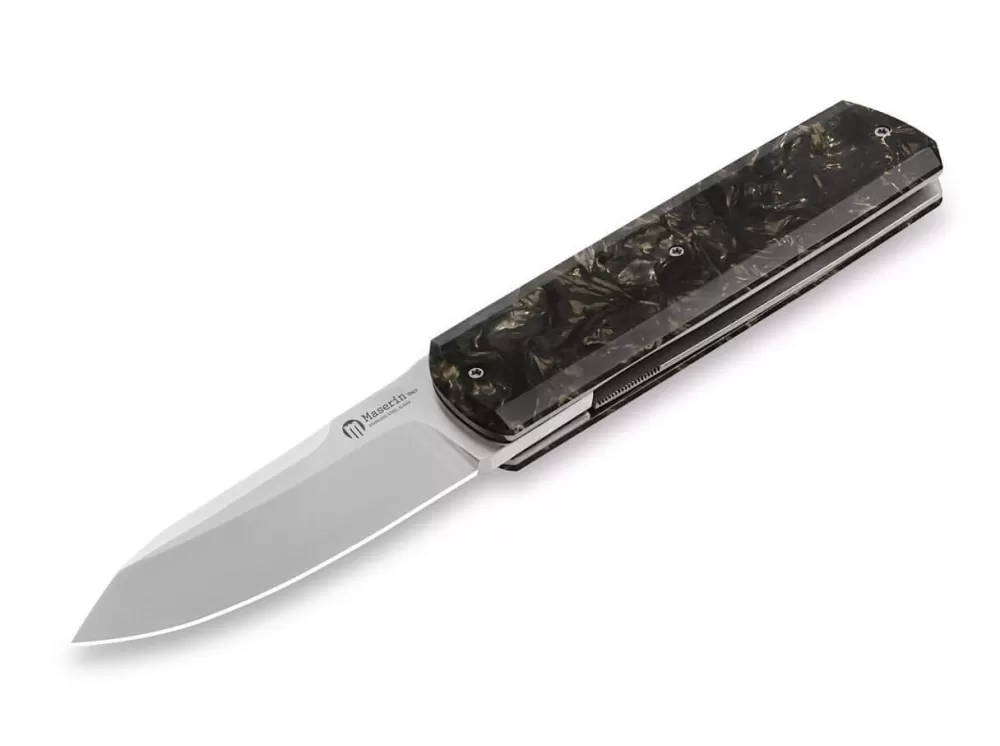 Discount Maserin Silver Sport Knife Fat Carbon Black