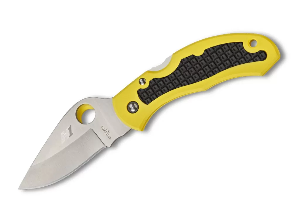 Discount Spyderco Snap-It Salt Lightweight Yellow