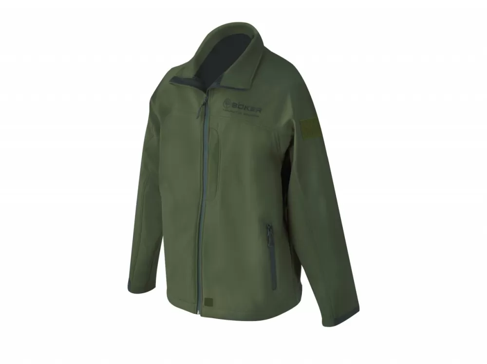 Böker Manufaktur Solingen Softshell-Jacket Olive L> Clothes