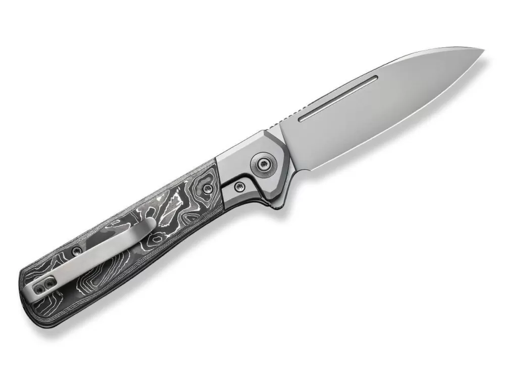 Fashion WE Knife Soothsayer Titanium Al Cf Grey