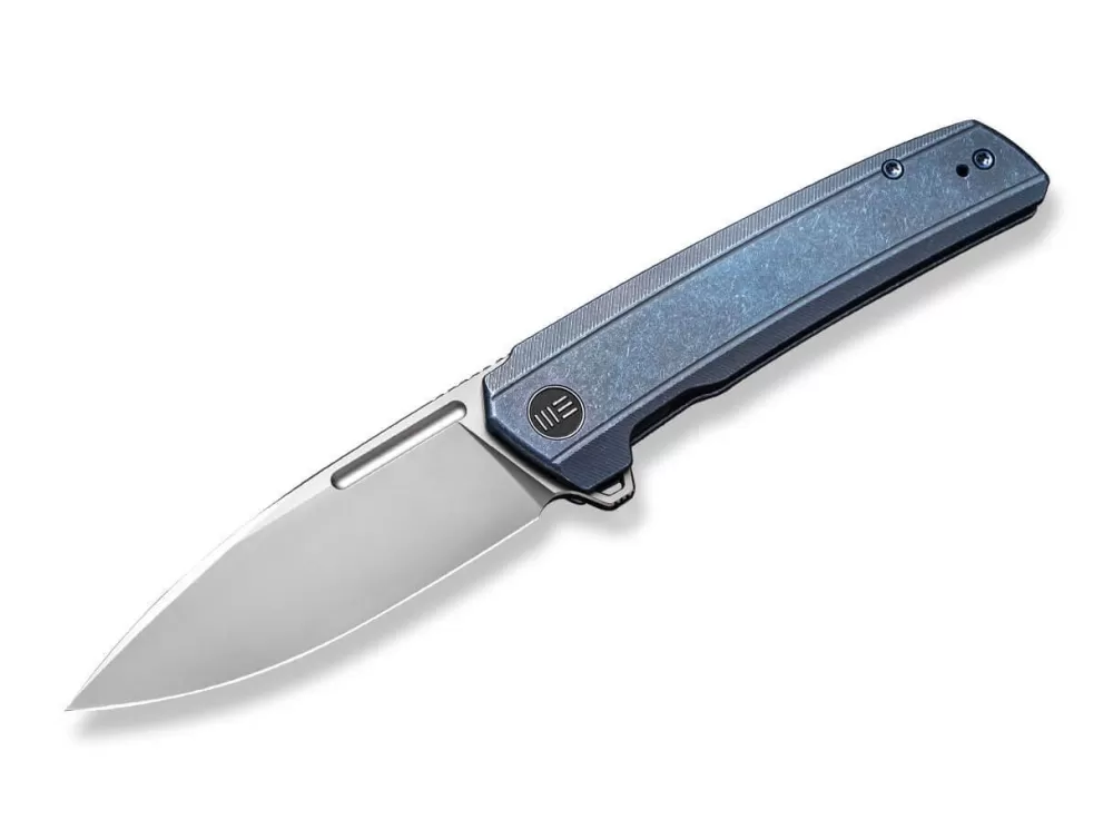 Best WE Knife Speedster Titanium Blue