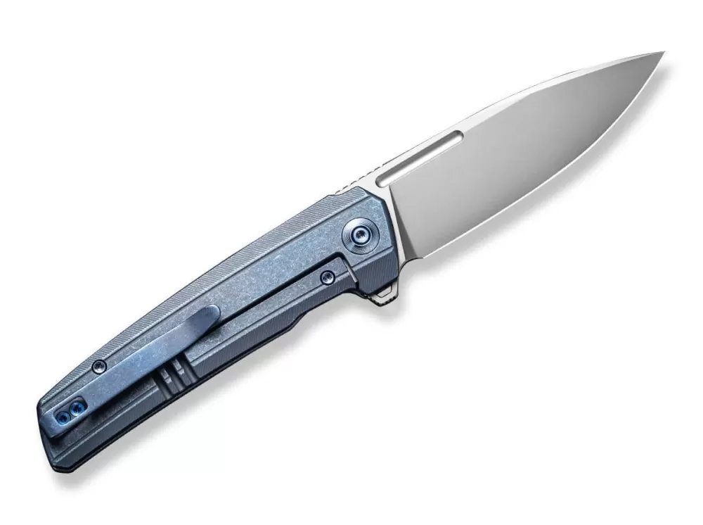 Best WE Knife Speedster Titanium Blue