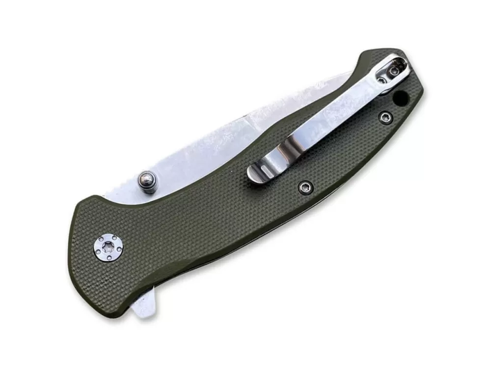 Best Maserin Sport Knife Spearpoint G10 Green